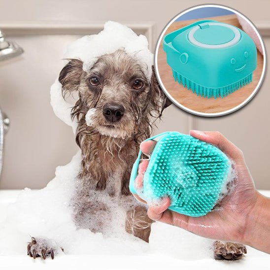 Brosse à savon massage pour chien™ - Clic chien